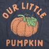 Our Little Pumpkin Maternity T Shirt Cute Pregancy Announcement Baby Shower Graphic Tee - Crazy Dog Maternity T Shirt - 2 of 4