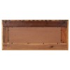 vidaXL Mirror with Buddha Cladding 43.3"x19.7" Solid Reclaimed Wood - 3 of 4