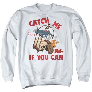Tom And Jerry Movie Catch Me If You Can Adult Crewneck Sweatshirt - 1 of 4
