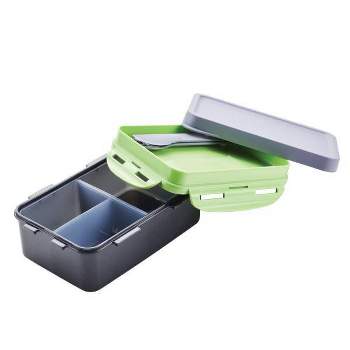 Bento Snack Box 4 Divided Compartments Green - Figmint™ : Target