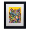 Trademark Fine Art -Dean Russo 'Wolf 2' Matted Framed Art - 2 of 4