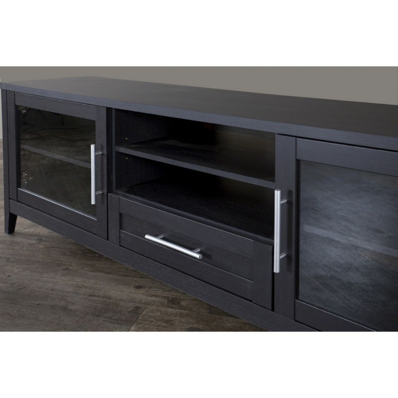 Espresso Finished 1 Drawer TV Stand for TVs up to 70&#34; Dark Brown - Baxton Studio, 3 of 7
