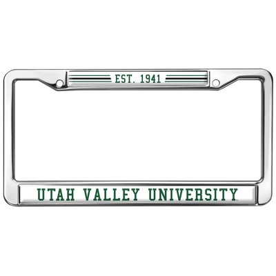 Utah Valley University Full Size Standard License Plate Metal Frame