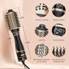 NICEBAY Hair Dryer Brush, Hot Air Brush with Display Scree, Blow Dryer Brush, Hot Air Dryer Brush, Ceramic Barrel, Hot Air Straightener Brush Smooth - 2 of 4
