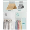 SONGMICS Baby Hangers 50 Pack, Kids Hangers for Closet, Swivel Hooks, Space-Saving Clothes Hangers, Velvet Hangers for Nursery, Non-Slip, - 4 of 4