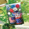 Briarwood Lane Summer House Flag 40x28 For Outdoor America in Bloom Patriotic House Flag Flag For Summer House Flag - 4 of 4