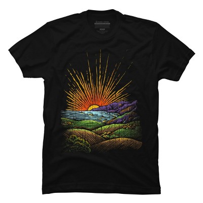 Men's Design By Humans in the evening By DBHOriginals T-Shirt