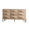 Mshliw 9 Drawer Dresser with Adjustable Storage, Solid Wood and MDF Chest of Drawers, TV Stand and Storage Cabinet for Bedroom or Living Room - 3 of 4
