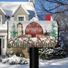 Briarwood Lane Winter Mailbox Cover  - Standard Size - Barn in Snow For Winter Mailbox Cover - 2 of 2