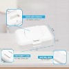 Discreet Flushable Wipes Dispenser with Suction Mount, Refillable Wet Wipe Holder for Bathroom and Toilet - 2 of 4