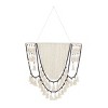 Cotton Macrame Weaved Intricately Wall Decor with Beaded Fringe Tassels - Olivia & May - 2 of 4