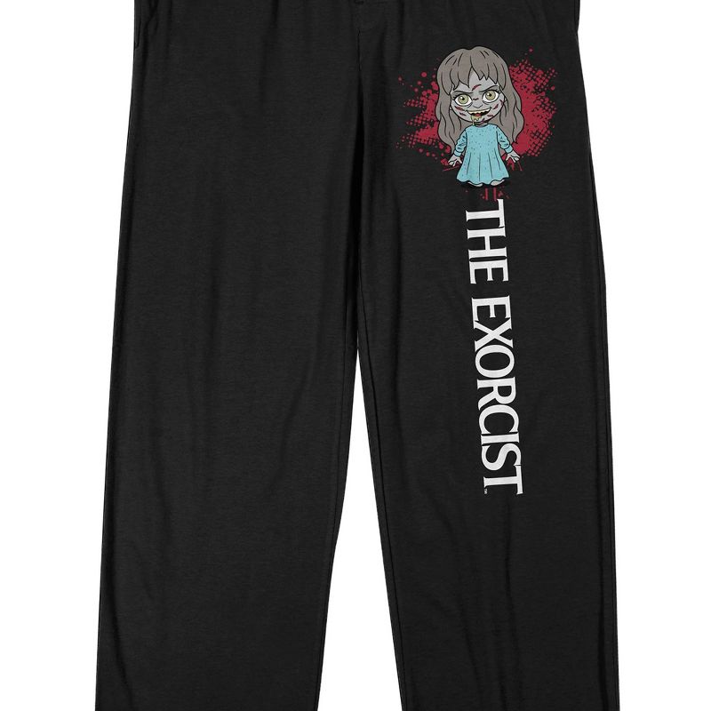 The Exorcist Regan Men's Black Sleep Pajama Pants, 2 of 4