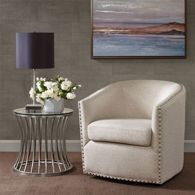 Sapphtopaz Accent Chair Swivel Chair Wood Frame Arm Chair Lounge Chair Modern Living Room Chair Comfy Chair for Living Room