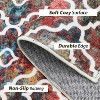 Washable Area Rugs for Living Room Bedroom Decor Modern Trellis Carpet Non Skip Floor Mats Distressed Large Rug for Dining Room Office - 4 of 4