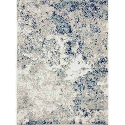 Luxe Weavers Abstract Modern High Low Area Rug