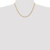 Black Bow Jewelry 3.25mm 10k Yellow Gold D/C Quadruple Rope Chain Necklace - 2 of 4