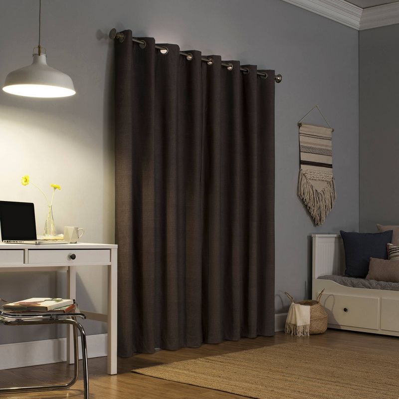 Sun Zero 100% Blackout Duran Thermal Insulated Grommet Curtain Panel, 3 of 8