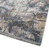 LunaLulinlk Grey Multi Modern, Abstract, Cut Pile 1'10" x 2'6" Rectangle Throw Rug - 2 of 4