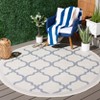Bermuda BMU810 Machine Washable UV & Stain Resistant Non-Shedding Power Loomed Indoor/Outdoor Rugs - Safavieh - 2 of 4