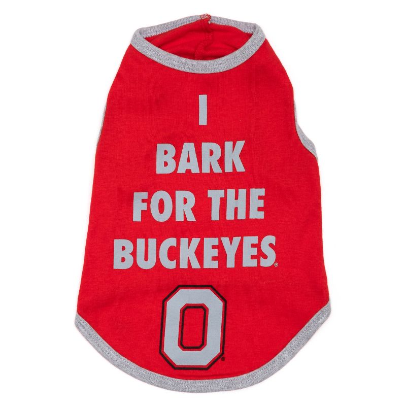 The License House Ohio State Buckeyes Dog Bark for the Buckeyes Tee, 1 of 3