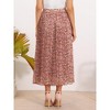 INSPIRE CHIC Women's Floral Pleated 2026 High Waisted Casual Boho Summer A-Line Maxi Skirts - 3 of 4