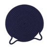 Unique Bargains Single Cat-Ear Shape Heat Resistant Trivet Mat Cotton 9.45"x9.45"x0.31" - 3 of 3