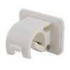 Unique Bargains Home Houseware Plastic Self Adhesive Wall Hooks White 4 Pcs - 4 of 4