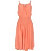 VENUS Womens Smocked Midi Dress - 3 of 4