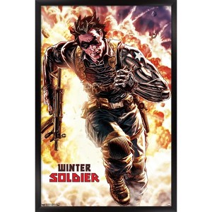 Trends International Marvel Comics - Winter Soldier - Winter Soldier #4 Framed Wall Poster Prints - 1 of 4