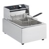 Deep Fryer Extra - 6L Oil Capacity, High-End Model with Oil Drain Valve, 120V, 1800W, Basket and Lid, Stainless Steel Easy to Clean - 2 of 4
