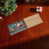 Unique Bargains Christmas Greeting Card Paper 5"x3.3" 1Set - 2 of 4