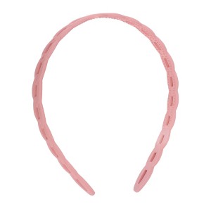 Unique Bargains Women's Classic Elegant Frosted Chain Hairband 5.51"x4.72" 1 Pc - 1 of 4