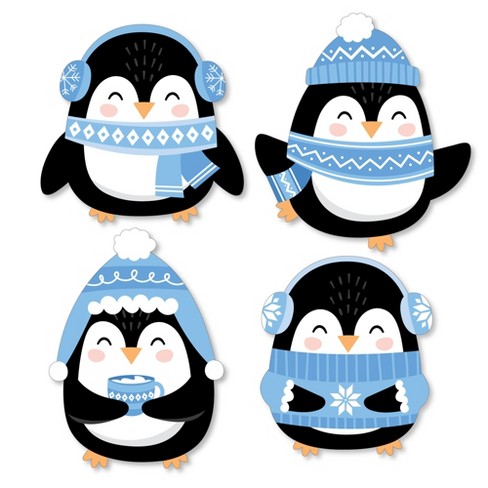 Christmas Penguin Cutting Dies for Card Making Christmas Animals