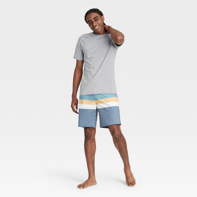 Men's Slim Fit Short Sleeve Rash Guard Swim Shirt - Goodfellow & Co™, 4 of 5