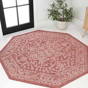 JONATHAN Y Malta Bohemian Medallion Textured Weave Indoor/Outdoor Area Rug - 1 of 4
