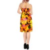 LA LEELA Women's Tube Dress Top Midi Boho One Size Pumpkin Island View - 3 of 4