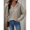 Coolmee Women's Sweaters Fashion Hoodies Long Sleeve Tops Casual Sweatshirts Fall Outfits Pullover Winter Clothes - 4 of 4