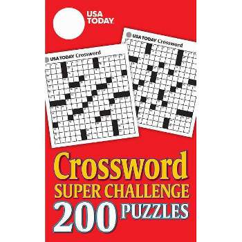USA Today Crossword Super Challenge - (USA Today Puzzles) by  Usa Today (Paperback)