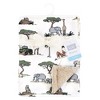 Hudson Baby Plush Blanket with Furry Binding and Back, Going On Safari, One Size - image 2 of 2