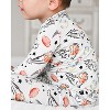 Lev Baby Boys' Bamboo Toddler Pajamas – 2-Piece Long Sleeve Set with Baseball, Football & Soccer Print (2T–7/8Y) - 3 of 4