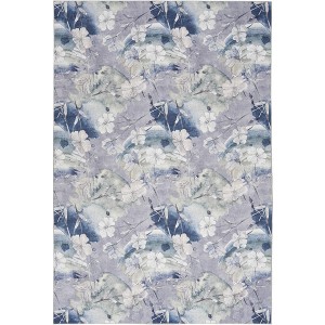 Nourison Washables Abstract Floral Indoor Non-Skid Area Rug - 1 of 4