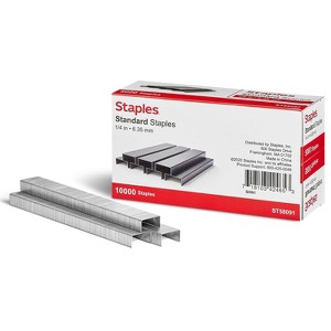TRU RED Standard Staples 1/4" Leg Length 5000 Staples/Box 2/Pack TR58091 - 1 of 4