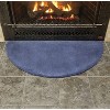 44" Long Minuteman International Half Round Hearth Rug Prussian Blue - ACHLA Designs: Heat-Resistant, Tufted Wool, Indoor Use - 2 of 4