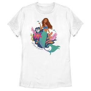 Women's The Little Mermaid Ariel An Ocean of Dreams T-Shirt - 1 of 4