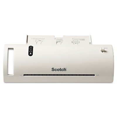 Scotch Thermal Laminator Value Pack 9  W with 20 Letter Size Pouches TL902VP