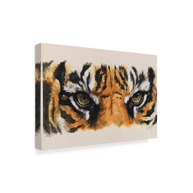 Trademark Fine Art -Barbara Keith 'Eye Catching Tiger' Canvas Art, 1 of 4