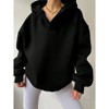 Womens Hoodies Oversized V Neck Sweatshirts Long Sleeve Pullover Casual Fall Teen Girls Preppy Clothes 2025 - 2 of 4
