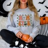 Simply Sage Market Women's Graphic Sweatshirt Checkered Momster Ghost - 2 of 4