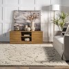 Nuloom Maisha Floral & Paisley 8x10 Shag Area Rug for Living Room Bedroom Dining Room Nursery, Cream - 4 of 4