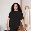 Of an Origin Organic Cotton Women's Maternity to Nursing & Beyond Short Sleeve Crop Top - 4 of 4